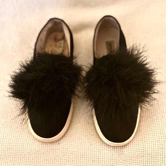 Steve Madden Shoes - Steve Madden Puffball Slip-on Sneakers